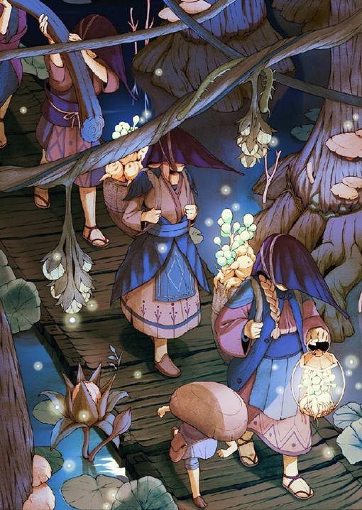 插画师Kevin Hong的唯美奇幻插画图片作品