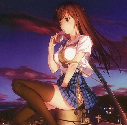 二次元迷你裙萌妹子图片(9)