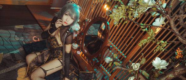 《金丝雀》旗袍洛天依COS（5）