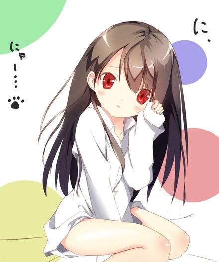 二次元果体衬衫美少女诱人图集二（13）