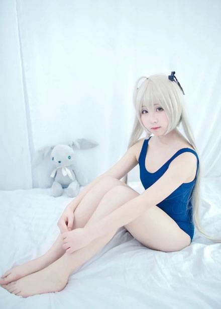 白皙萝莉《缘之空》穹妹死库水COS（2）