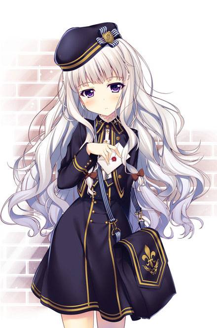 二次元银发美少女美图图集（7）