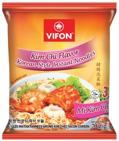 Kim Chi Flavor Korean Style Instant Noodle