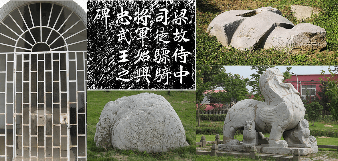 萧憺墓石刻