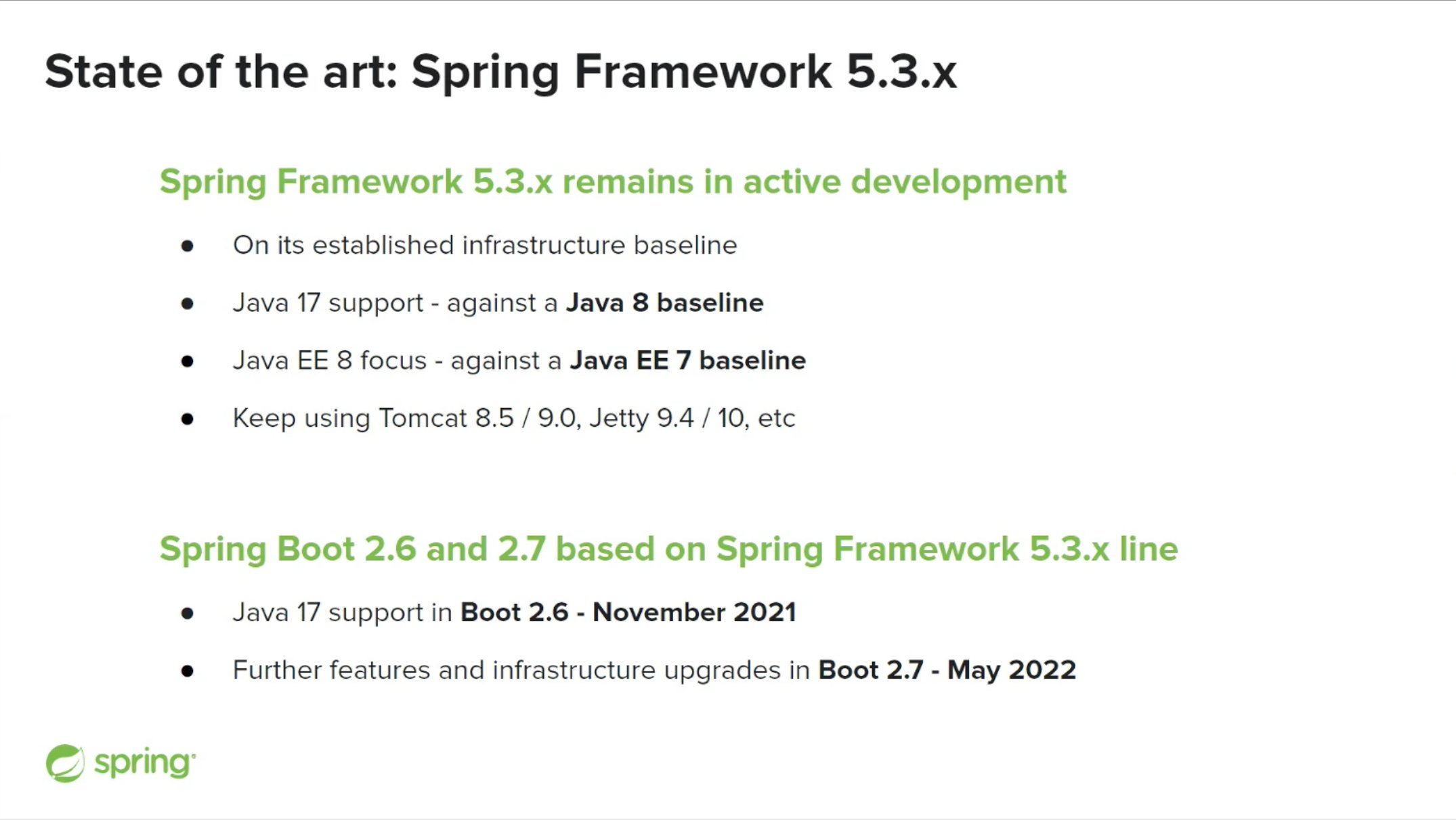 Spring Framework 5.3.x