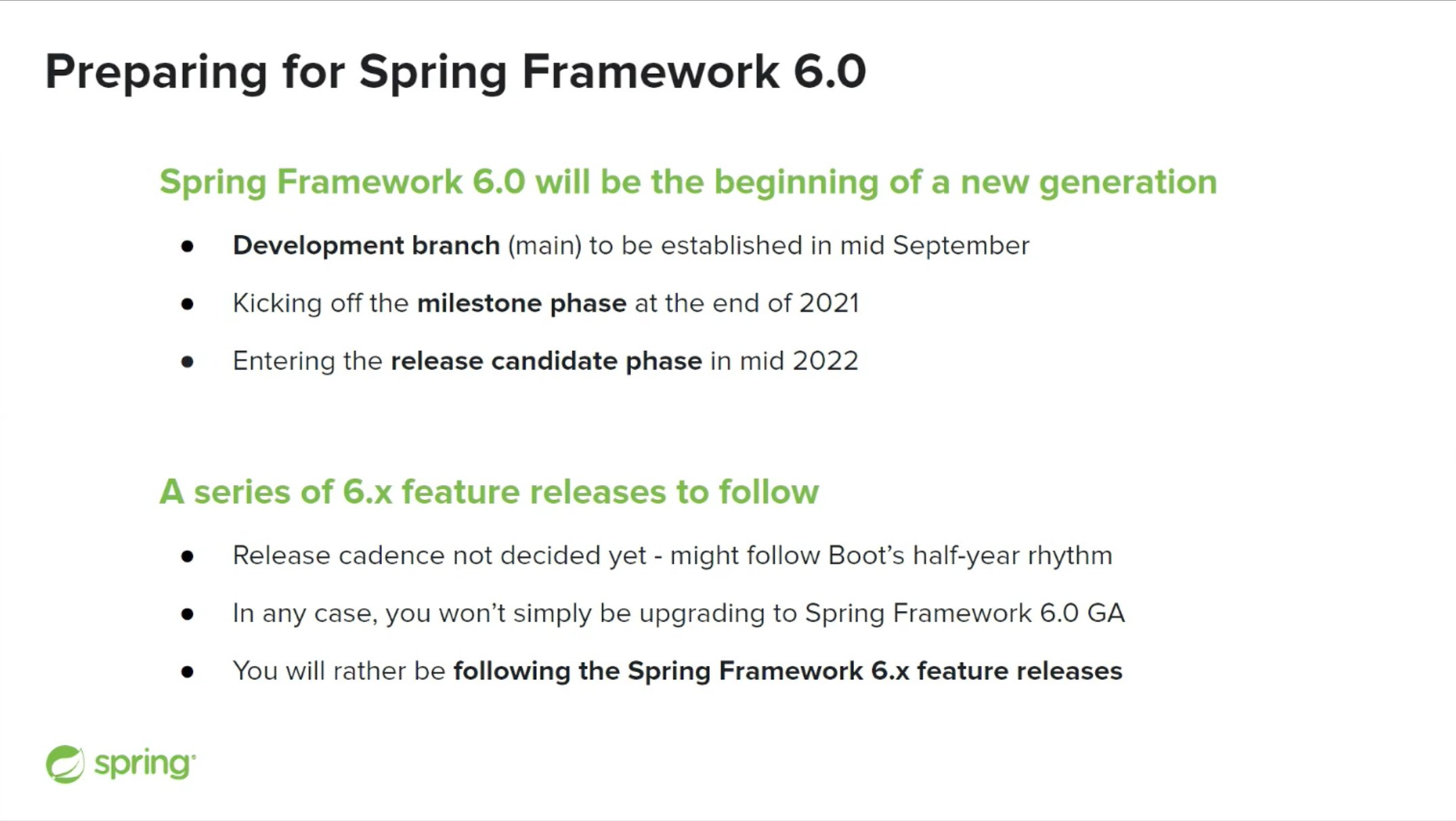 Spring Framework 6.0