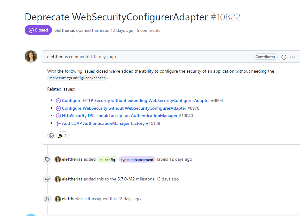 Websecurityconfigureradapter on sale spring boot