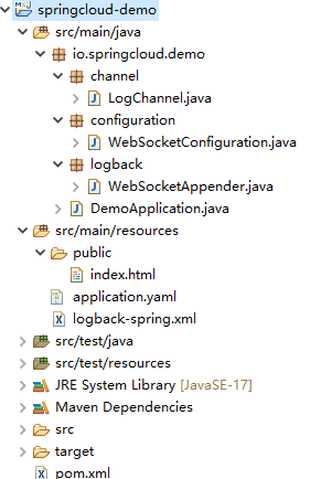 Java spring store socket io