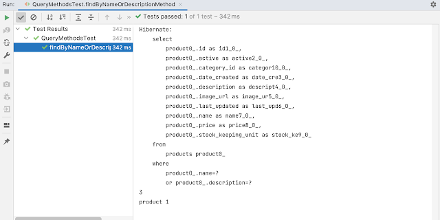 spring data jpa junit test