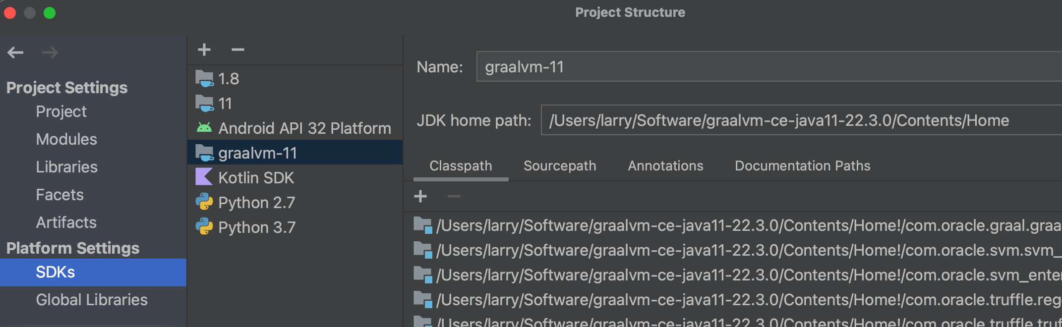 Configure the corresponding JDK on IDEA