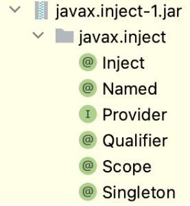 Annotations in javax.inject:javax.inject
