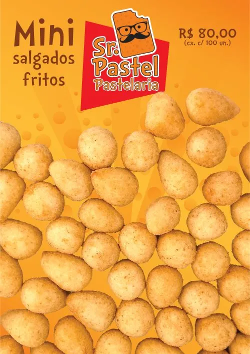mini salgados Sr. Pastel