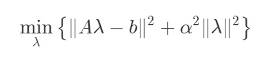 Tikhonov Regulation Method