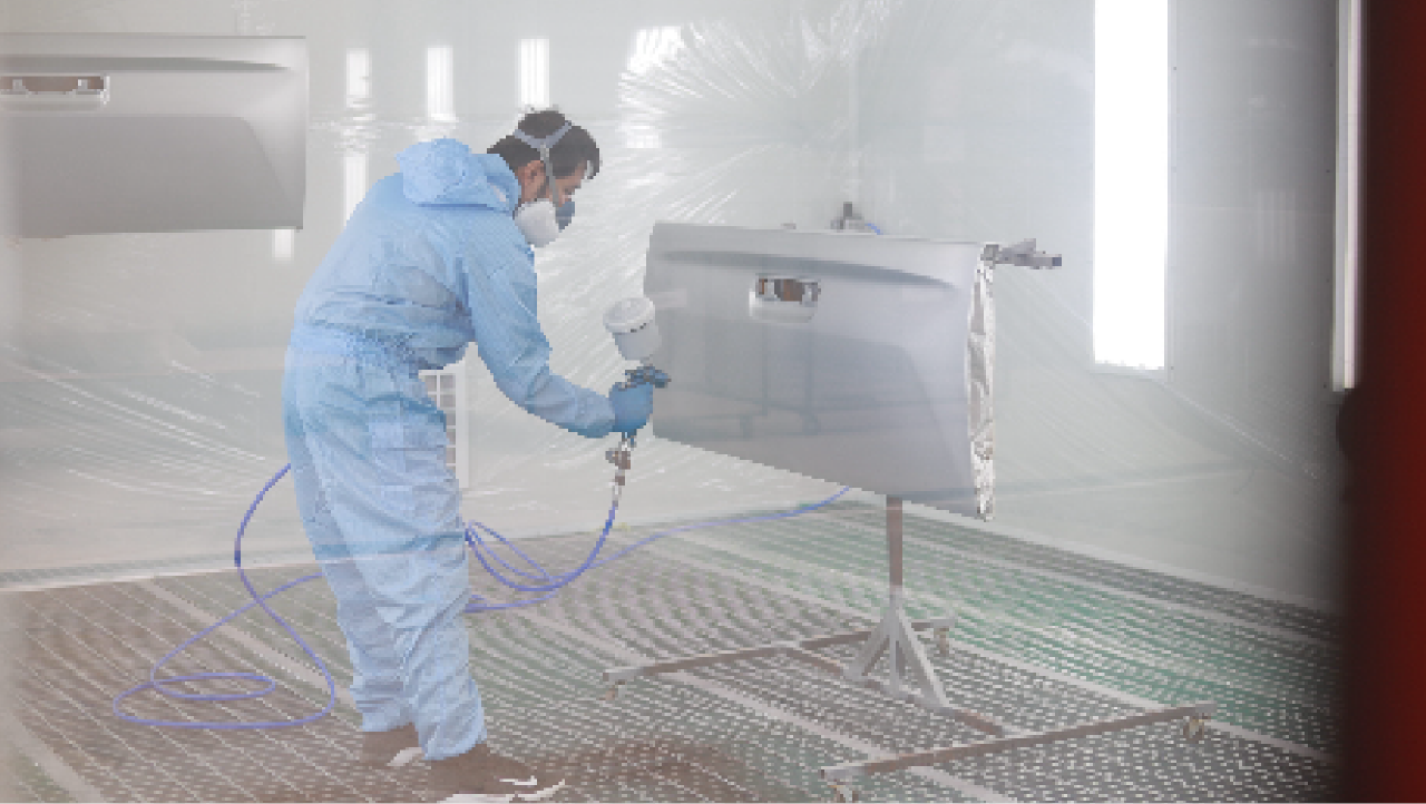 ห้องพ่นสี / อบสี