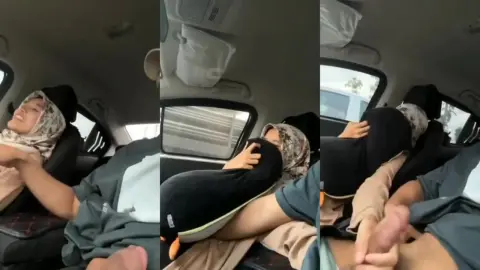 Ukhty cantik dimobil Tele@asupanjilbab10