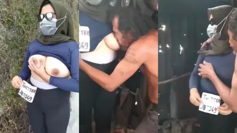 Cewek Jilbab Nyusuin Kakek Tele@asupanjilbab10