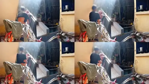 Ajak Sepupu Main di Belakang Rumah - Tele@asupanjilbab10