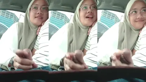 Hijab di mobil - Tele@asupanjilbab10