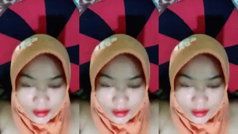 VCS Cewek Jilbab Orange Omek - Tele@asupanjilbab10