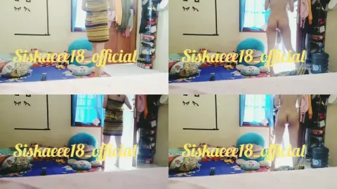 Siskaeee Sengaja Lepas Handuk Sampe Bugil di Depan Kang Paket