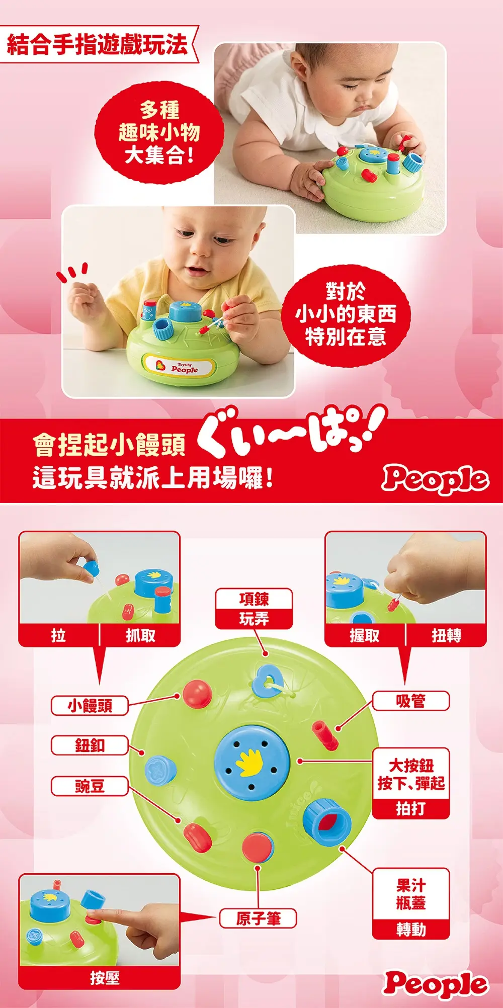People 趣味卡吱！手指運動玩具