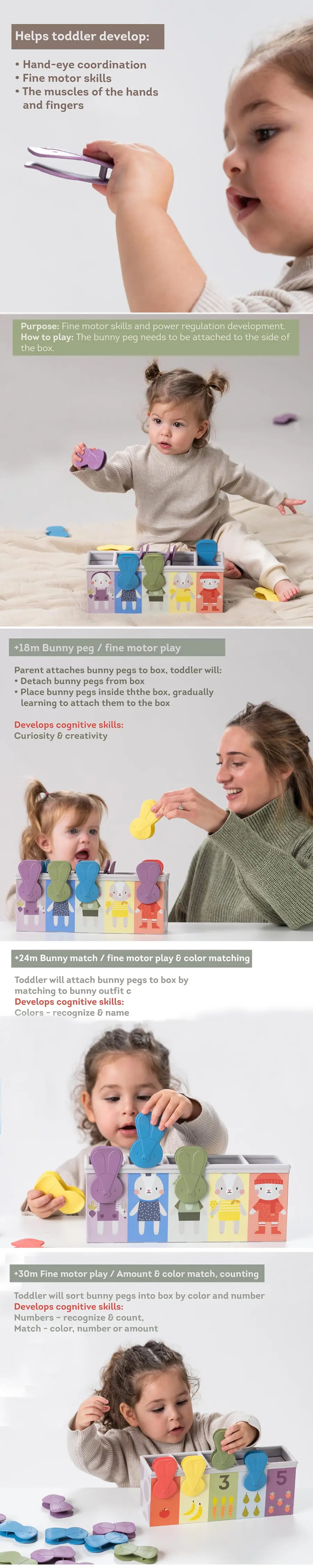 TAF Toys 小兔数字配对游戏