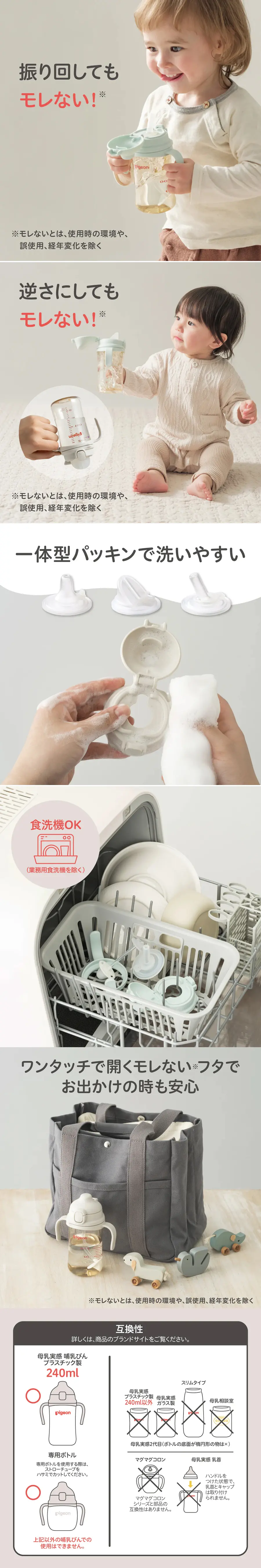 Pigeon MagMag 成長學飲吸管套裝