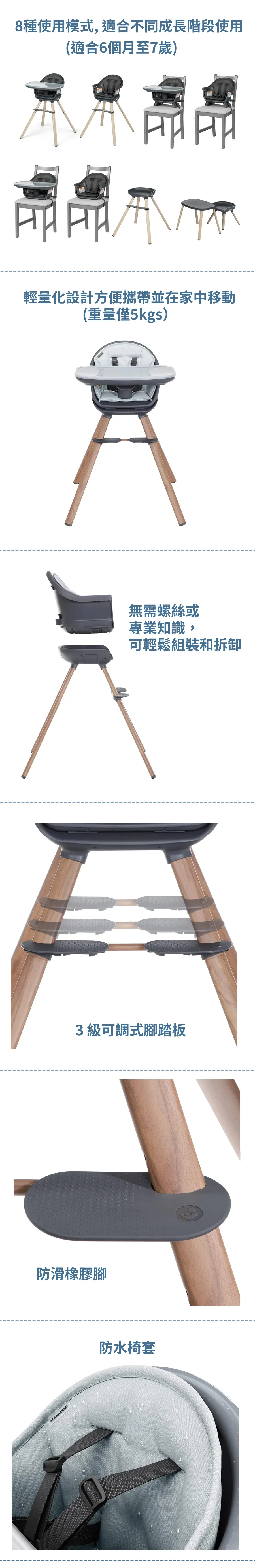 Maxi Cosi Moa Eco 4-in-1 高脚餐椅