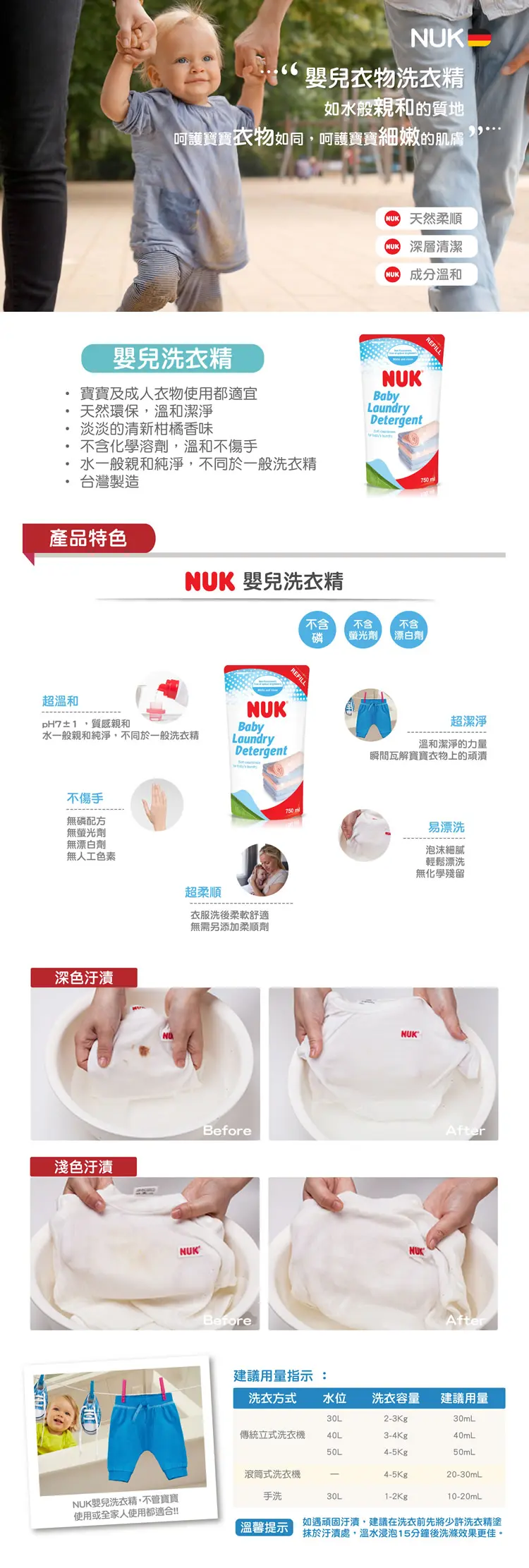 Nuk 嬰兒洗衣液