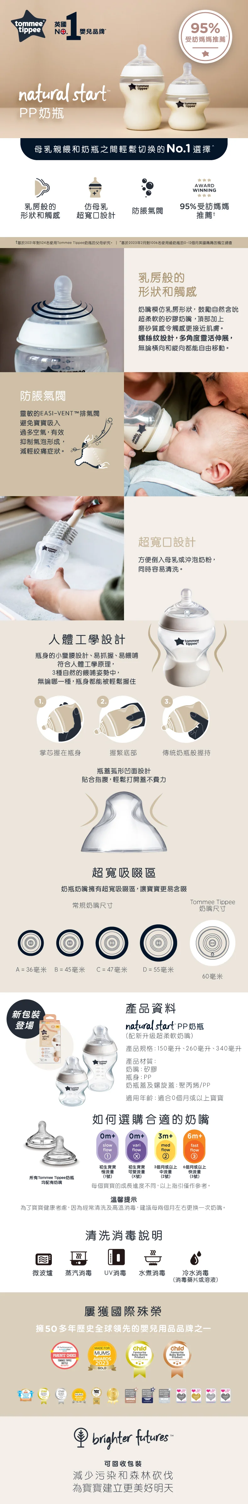 Tommee Tippee Natural Start 奶瓶