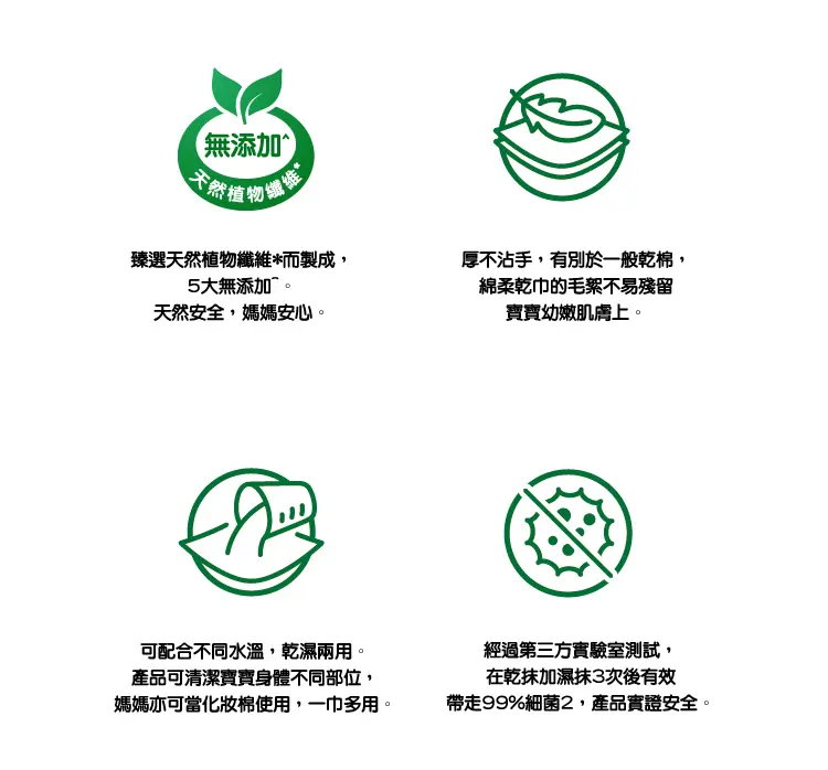 Huggies 天然加厚綿柔乾巾;80片X2包