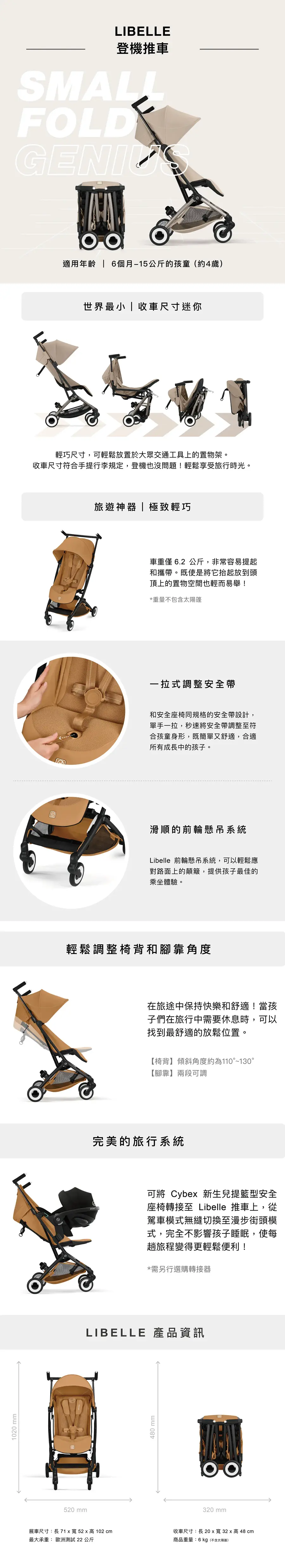 Cybex Libelle 2026 便携婴儿手推车