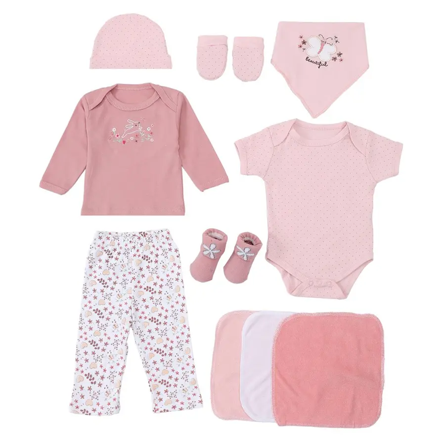 Mother's Choice 初生嬰兒10件裝禮盒-花漾小兔