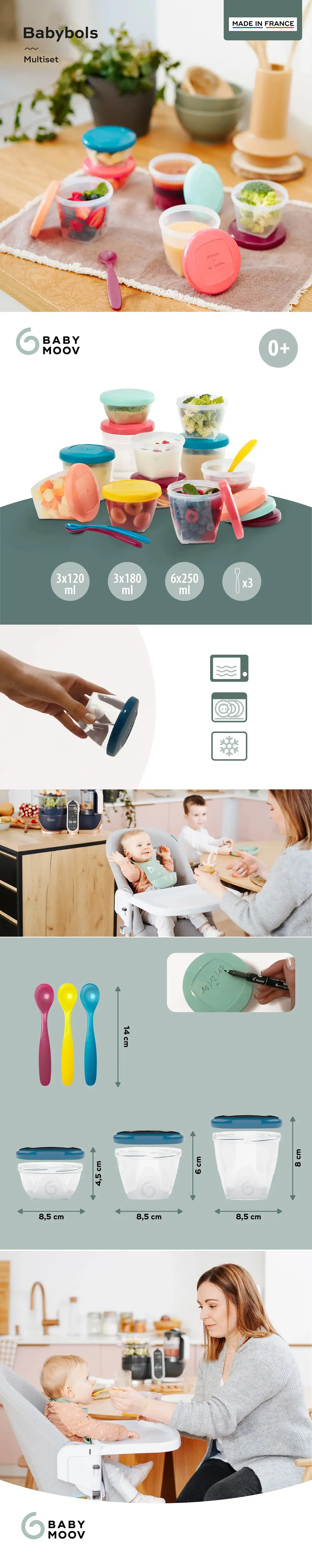  Babymoov Babybols 密封食物儲存碗套裝