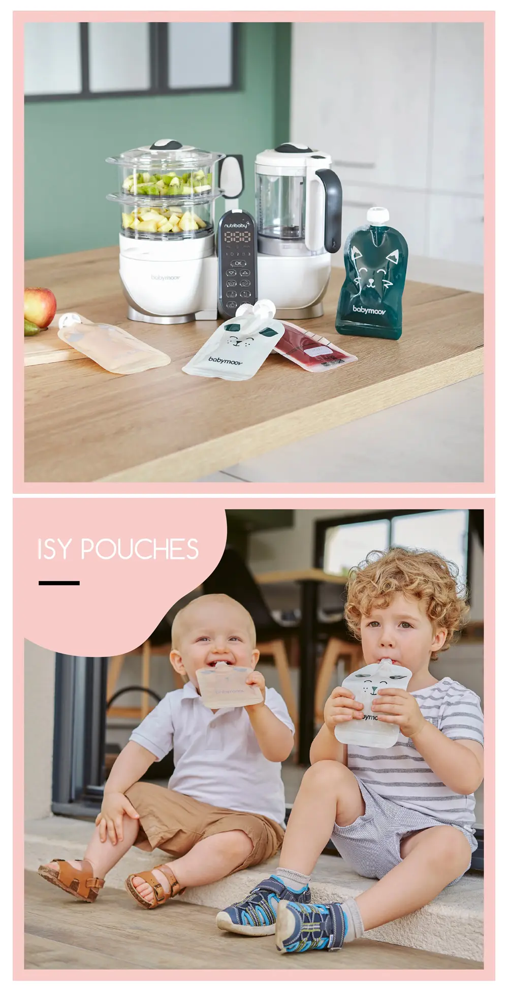 Babymoov Isy可重複使用輔食袋