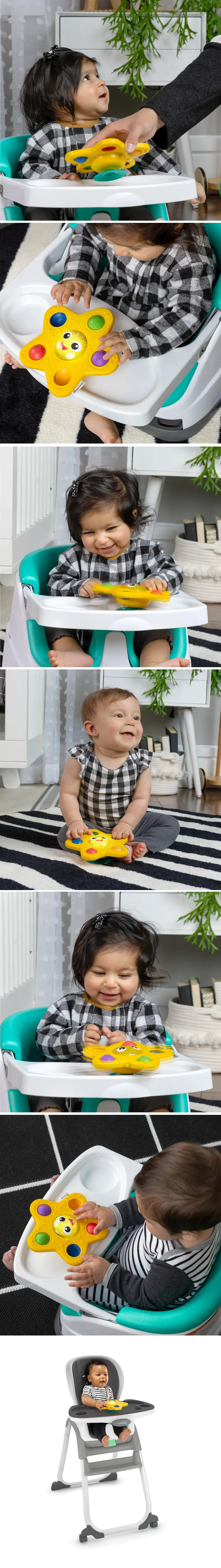 Baby Einstein 按压发光海星吸盘玩具