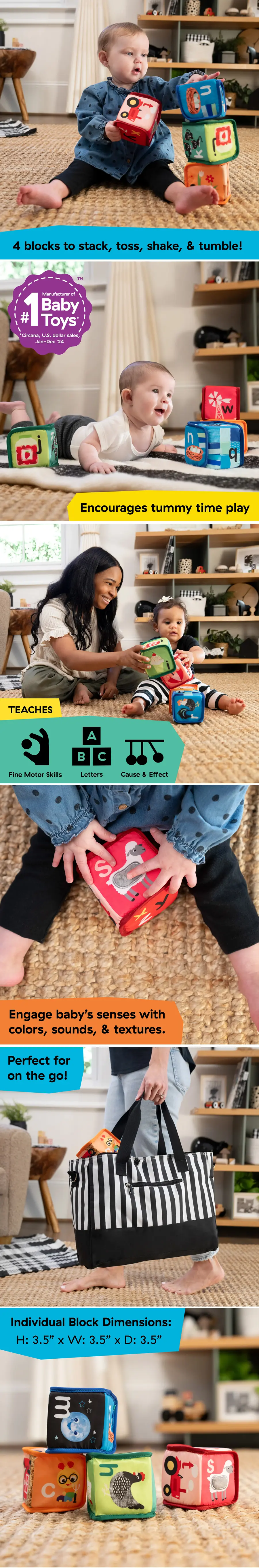 Baby Einstein Alpha Stacks 软积木