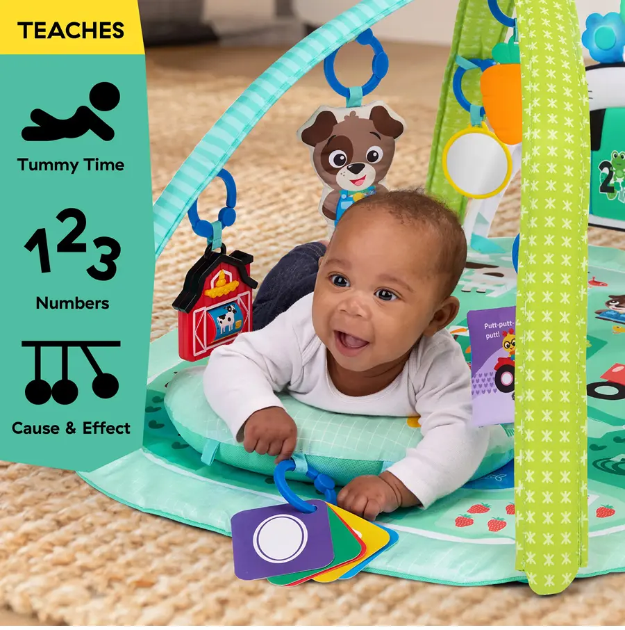 Baby Einstein 4-in-1 音樂鋼琴健身遊戲墊/ 農場探險家