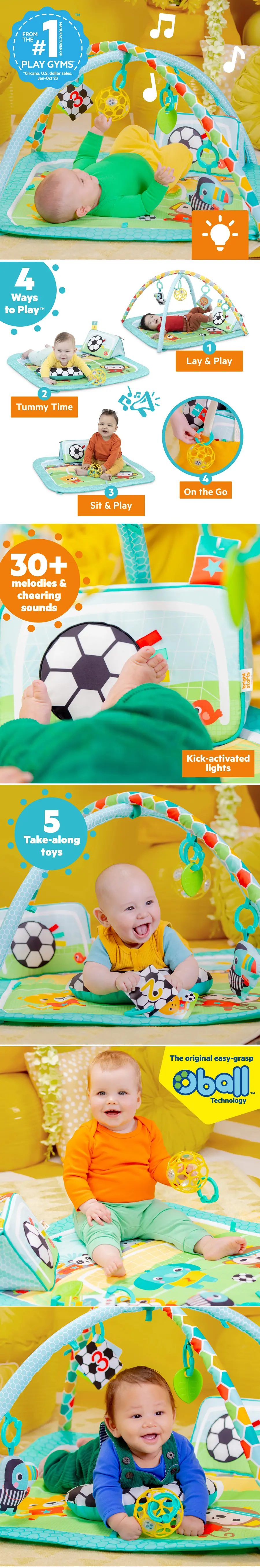 Bright Starts Grip & Kick 活動健身器/ 足球主題