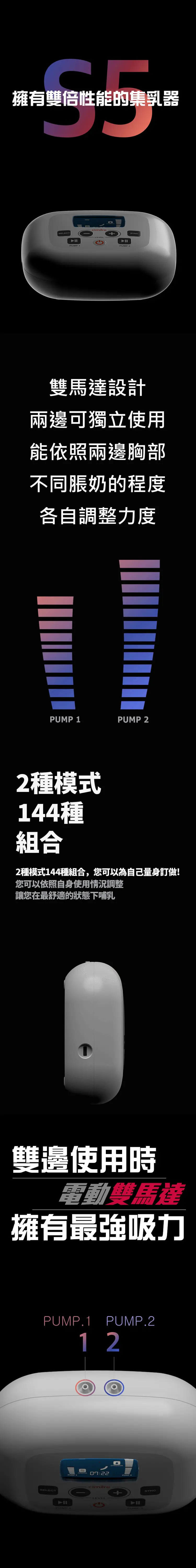 Cimilre S5+ 輕便型可充電泵奶器