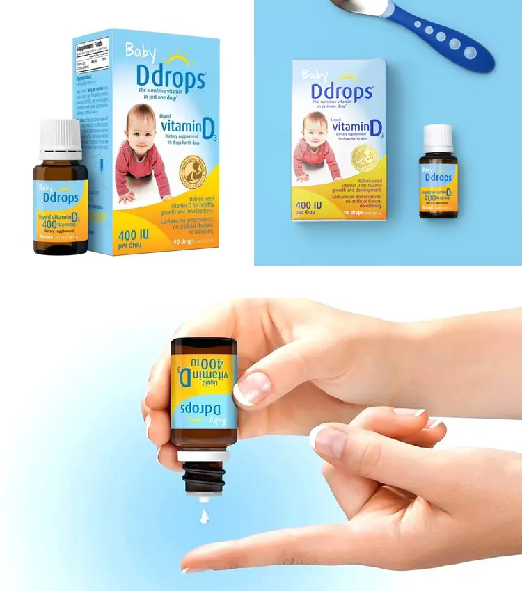 Baby Ddrops 嬰兒維他命D3滴劑 400IU 
