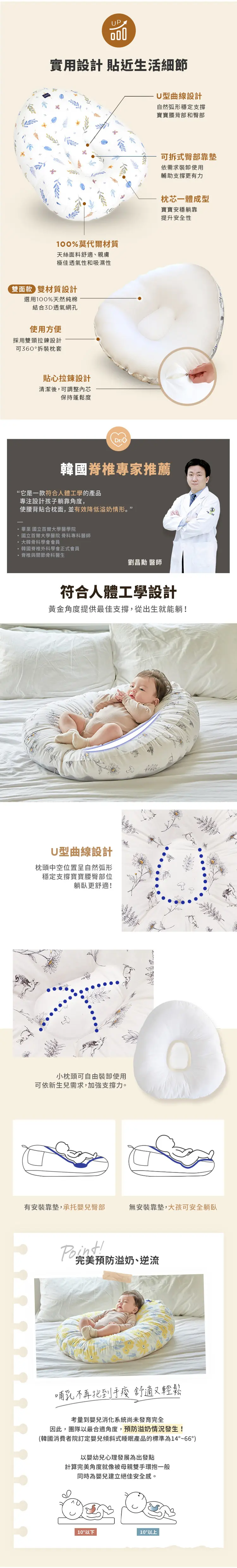 Elava 多功能甜甜圈互動枕