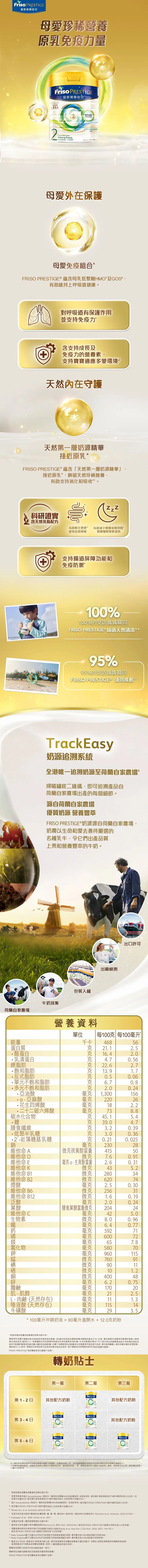 Friso Prestige 皇家美素佳儿 较大婴儿配方奶粉;2号(6-12个月) 800g