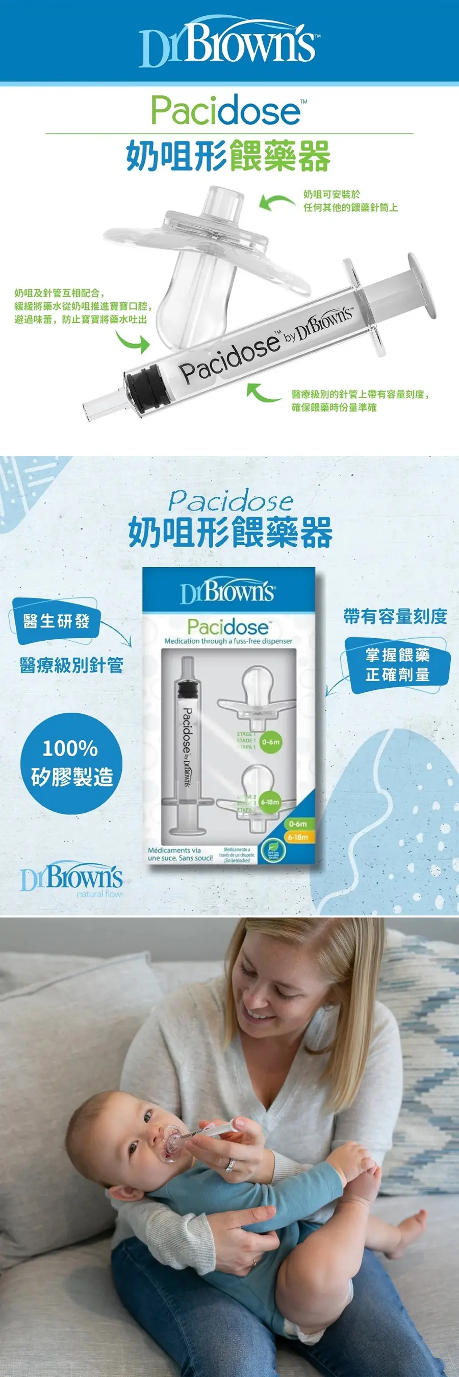Dr.Brown’s Pacidose 奶咀形餵藥器