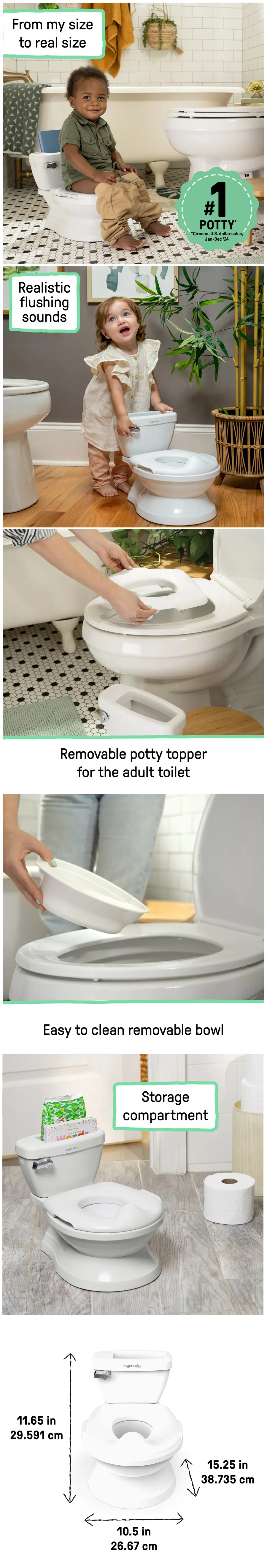 kids2 Ingenuity My Size Potty Pro 我的訓練座廁