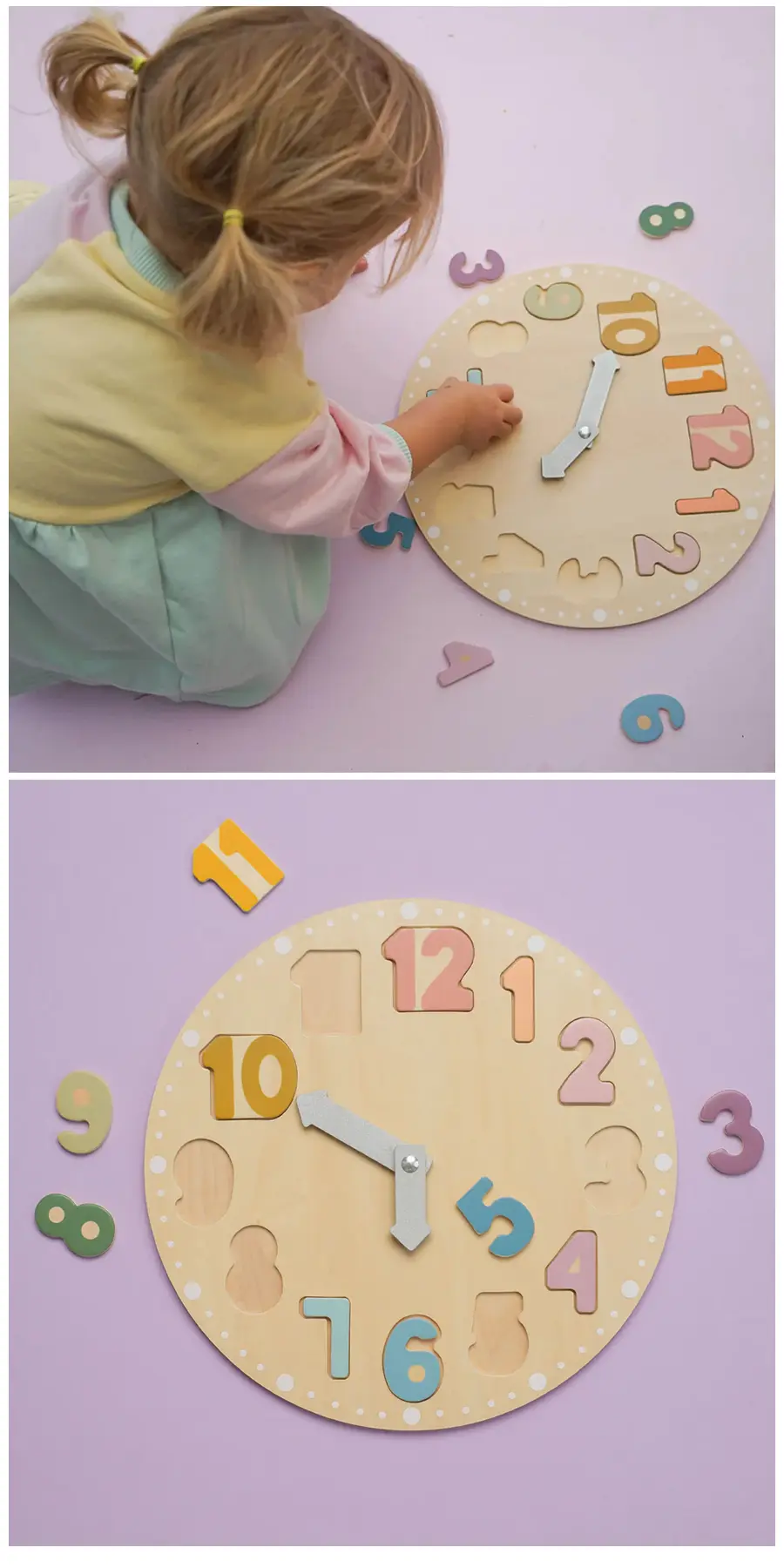 Jabadabado Puzzle Clock PUZZLE 木制拼图钟