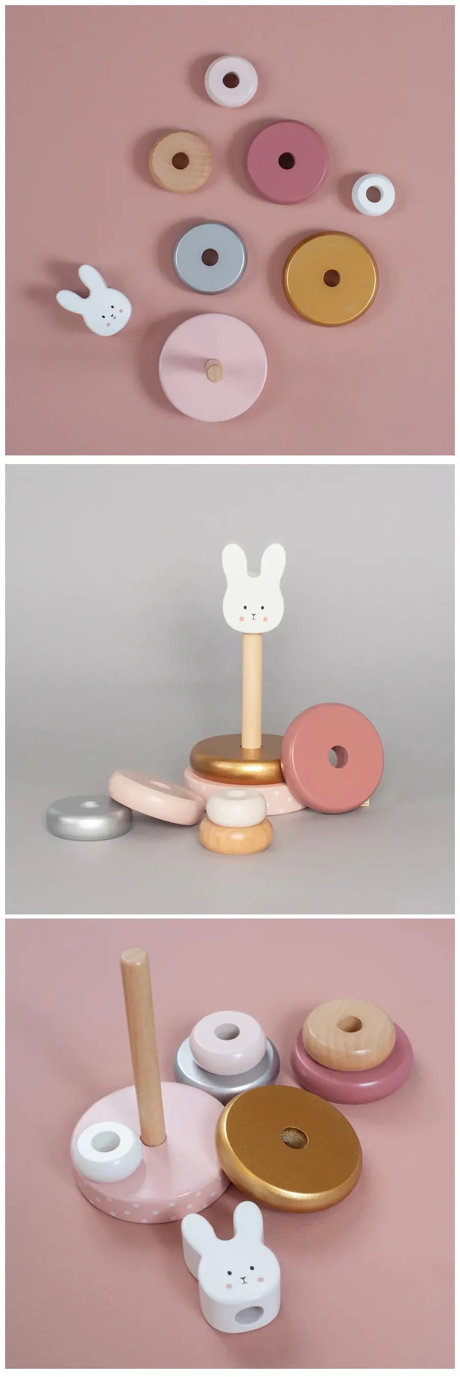 Jabadabado Stacking Toy 木制迭迭乐/ Bunny