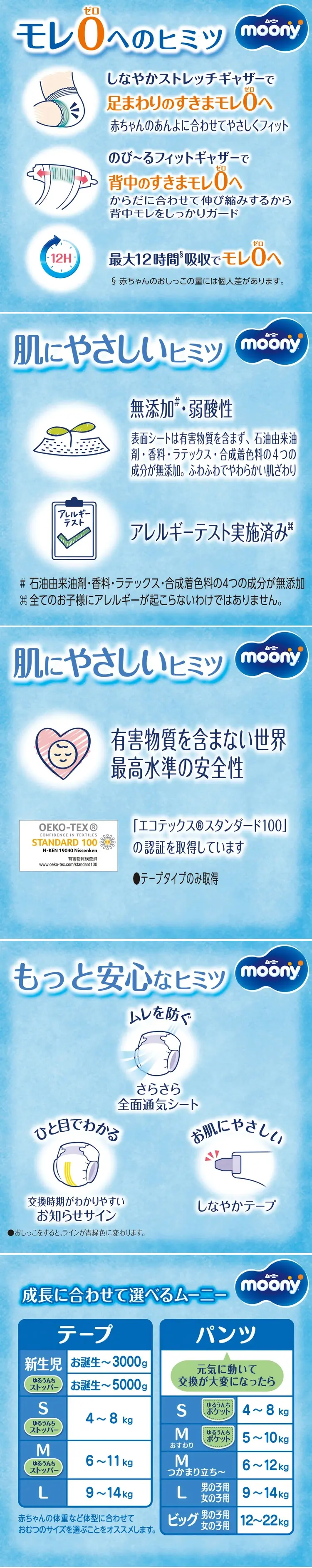 Moony 超透氣紙尿片