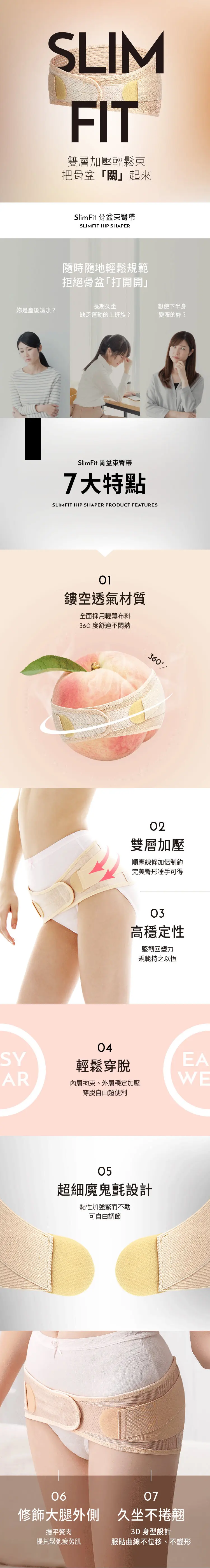 六甲村 Slim Fit 骨盆束臀帶
