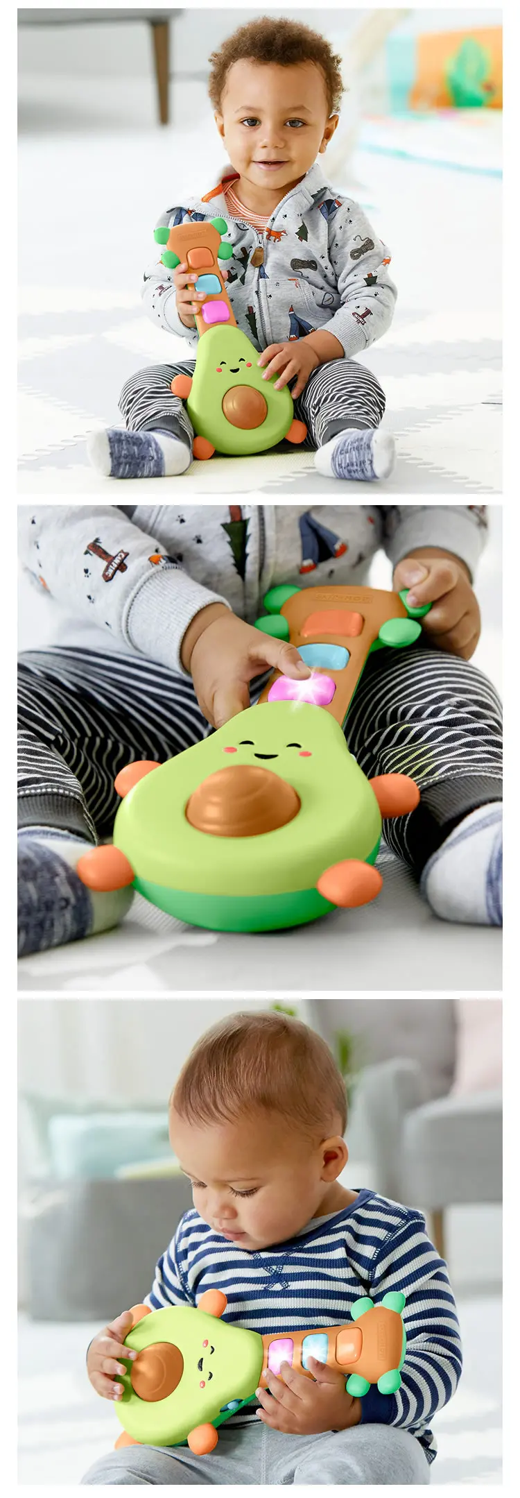 SKIP HOP Farmstand 蔬果樂園牛油果玩具結他